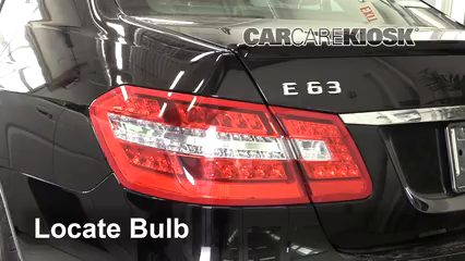2010 Mercedes-Benz E63 AMG 6.3L V8 Lights Brake Light (replace bulb)